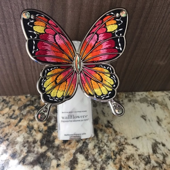 Bath & Body Works Accents Bath Body Works Embroidered Butterfly